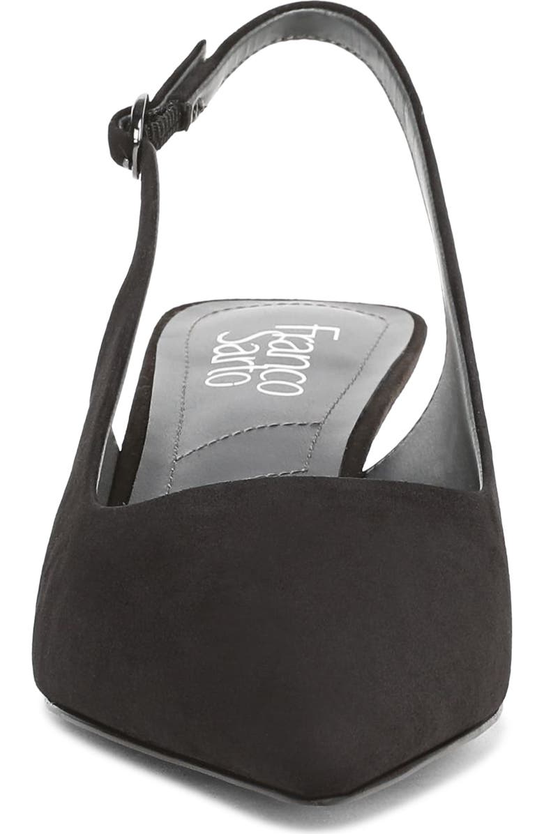 Franco Sarto Jaden Pointed Toe Slingback Pump, Alternate, color, Black