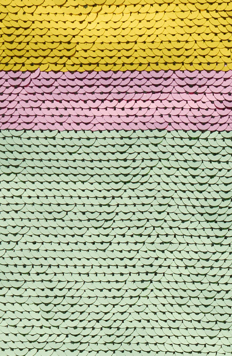 Gucci Webright Sequin Socks, Alternate, color, Aqua/ Pink/ Yellow