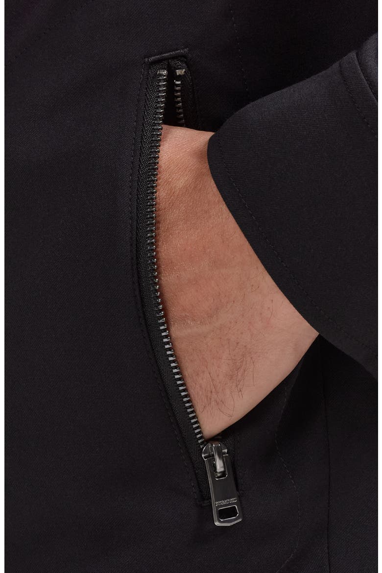 Blouson Jacket, Alternate, color, BLACK