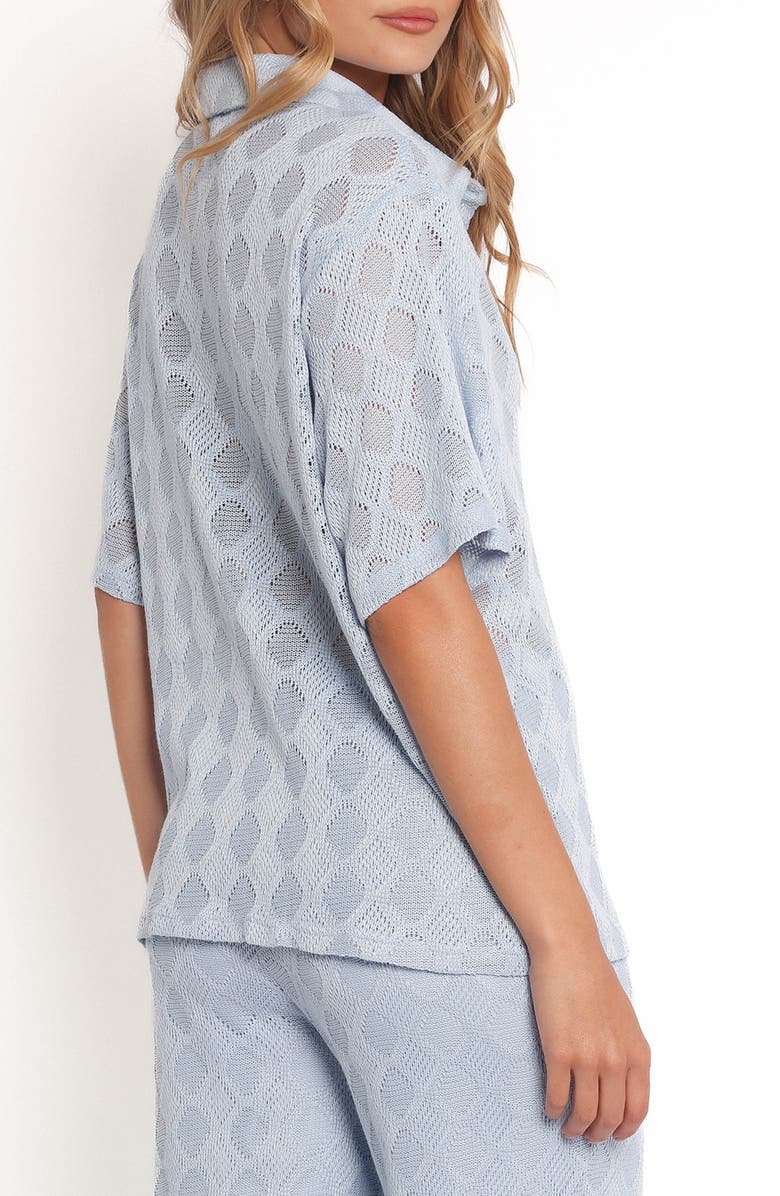 Petal & Pup Cora Button-Up Shirt, Alternate, color, Blue