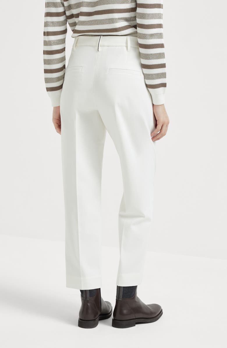 Brunello Cucinelli Slouchy trousers, Alternate, color, Panama
