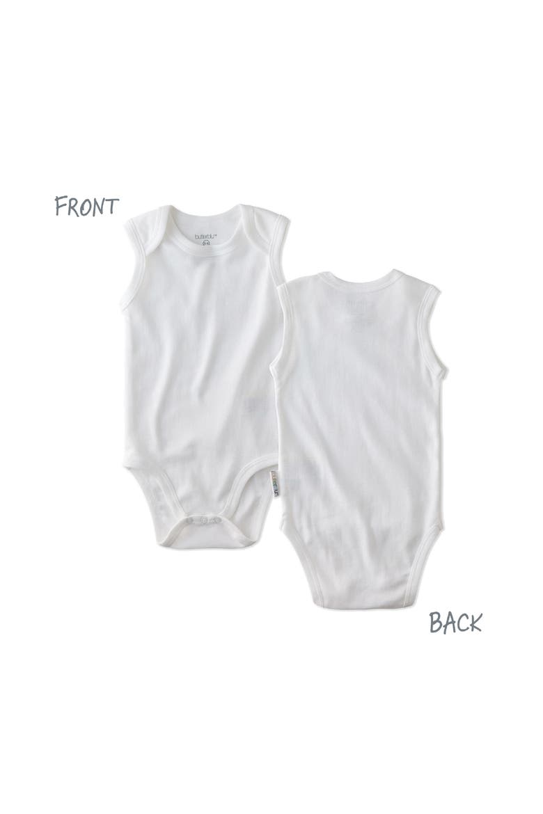 Sam Assorted 5-Pack Sleeveless Organic Cotton Bodysuits, Alternate, color, STONE