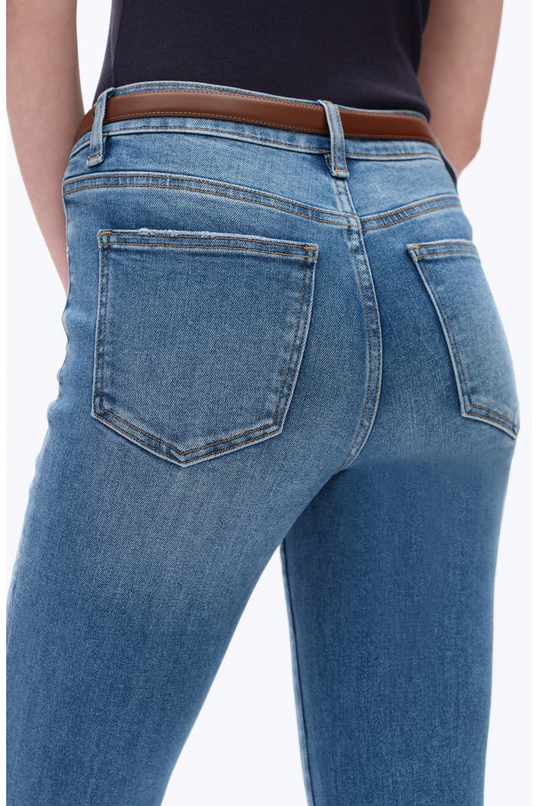 Mid Rise Bootcut Jeans, Alternate, color, MEDIUM BLUE
