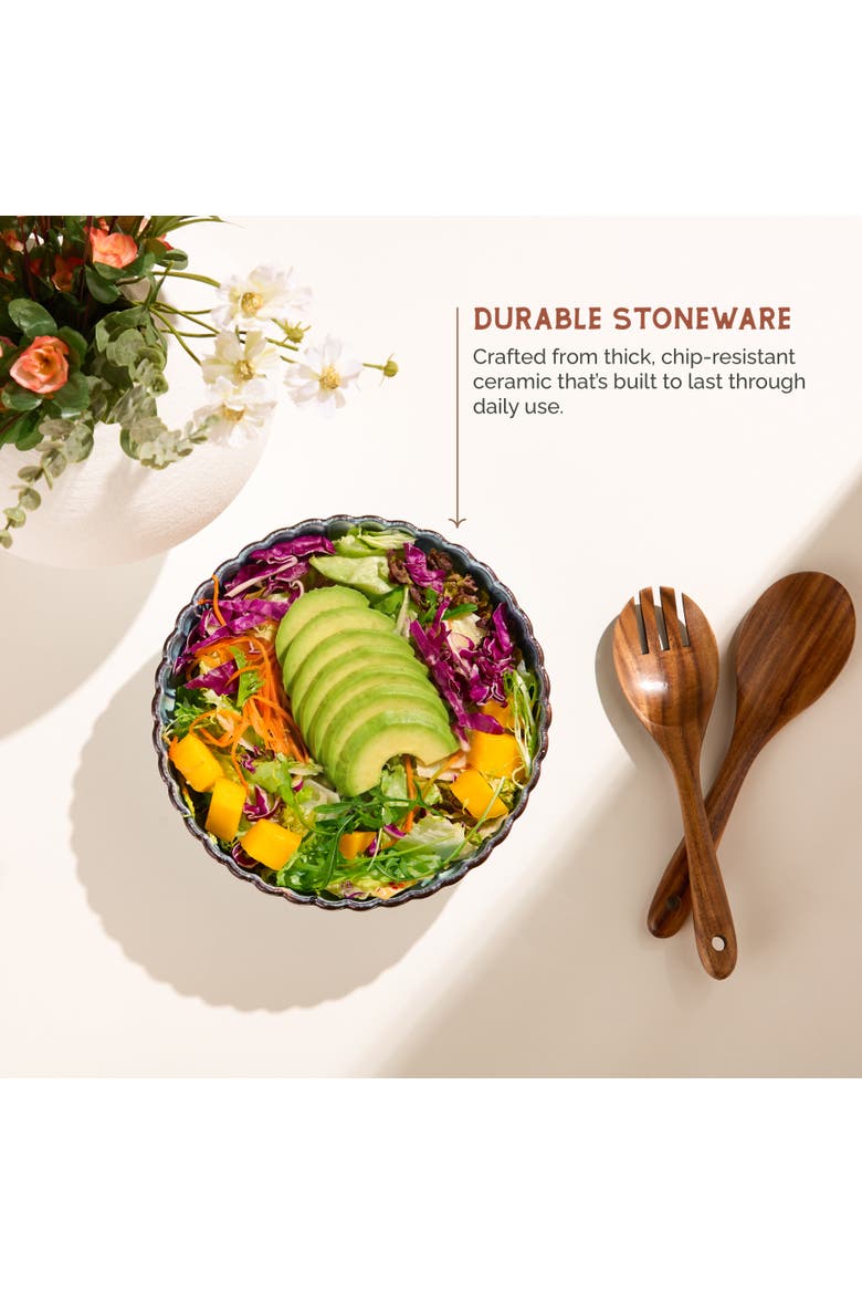 Tidal Collection Serving Bowls - Set of 2, Alternate, color, Blue