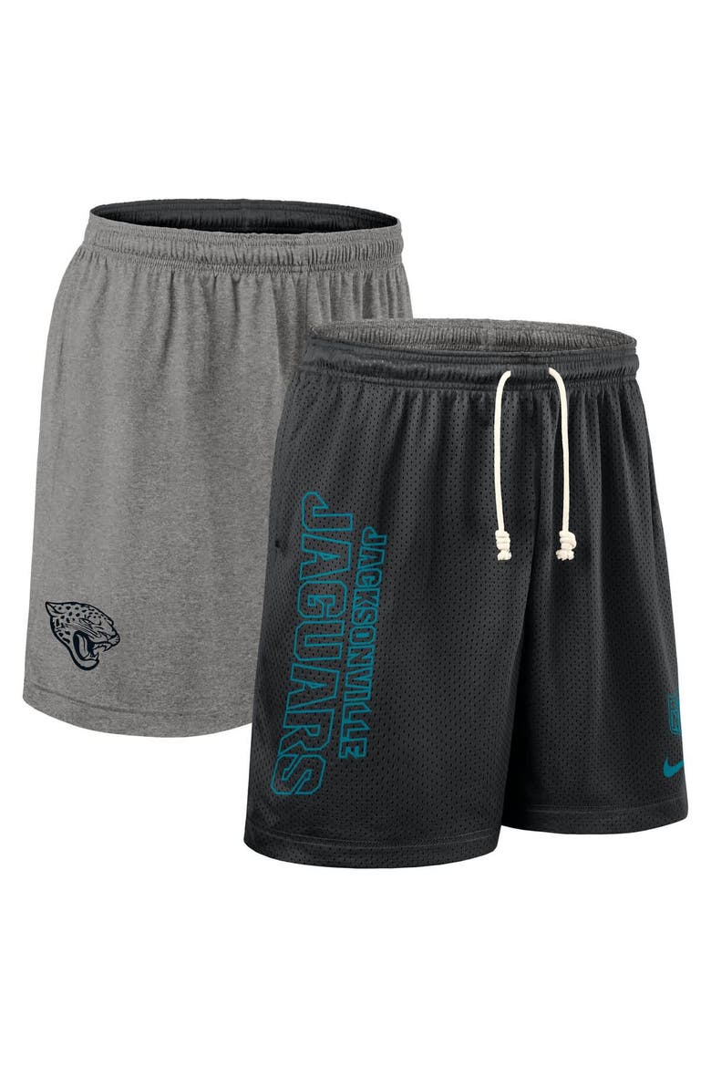 Men's Nike Black Jacksonville Jaguars Sideline Reversible Performance Shorts, Main, color, Black