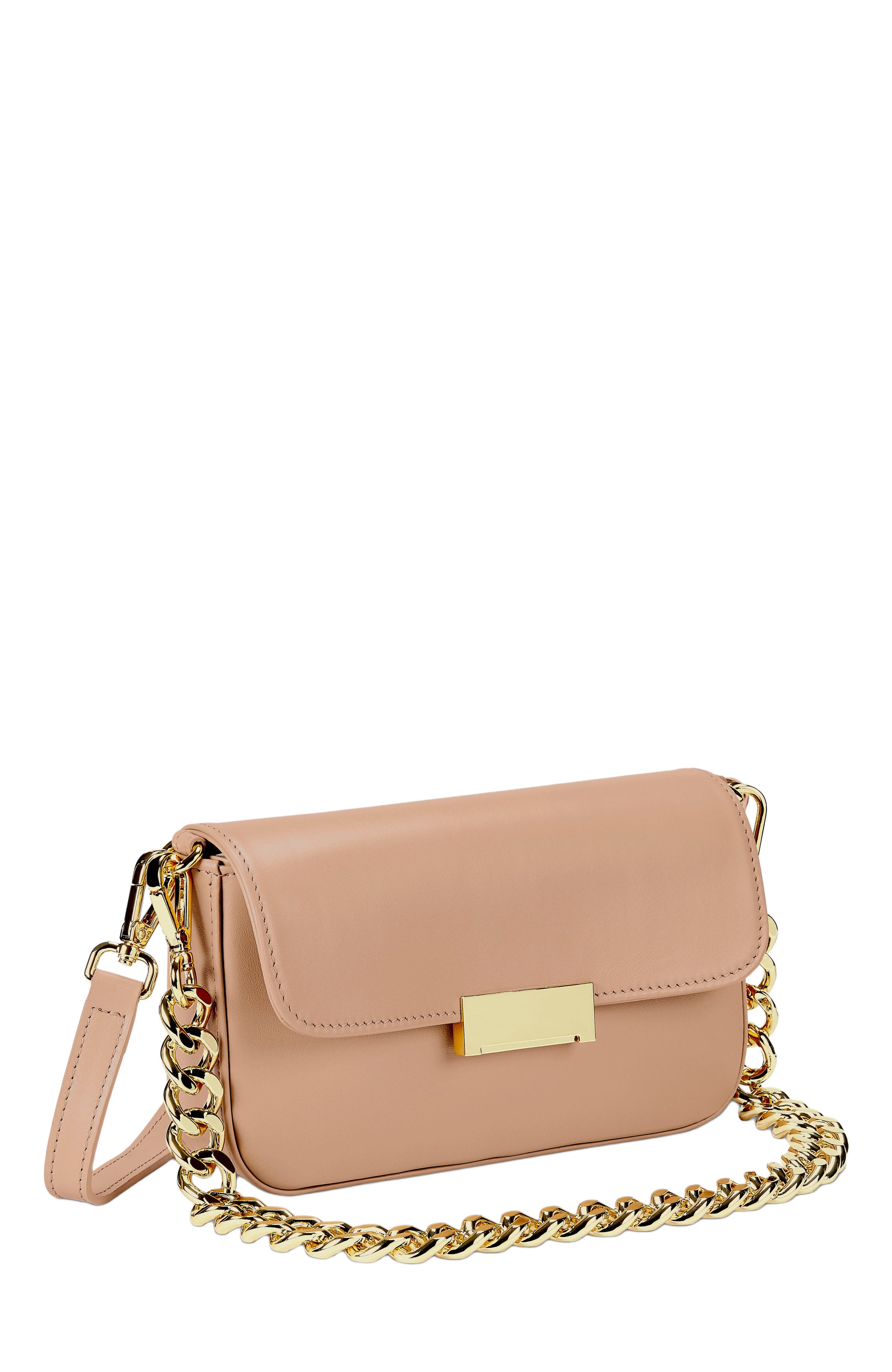 GiGi New York EDIE SHOULDER BAG, Alternate, color, Cappuccino