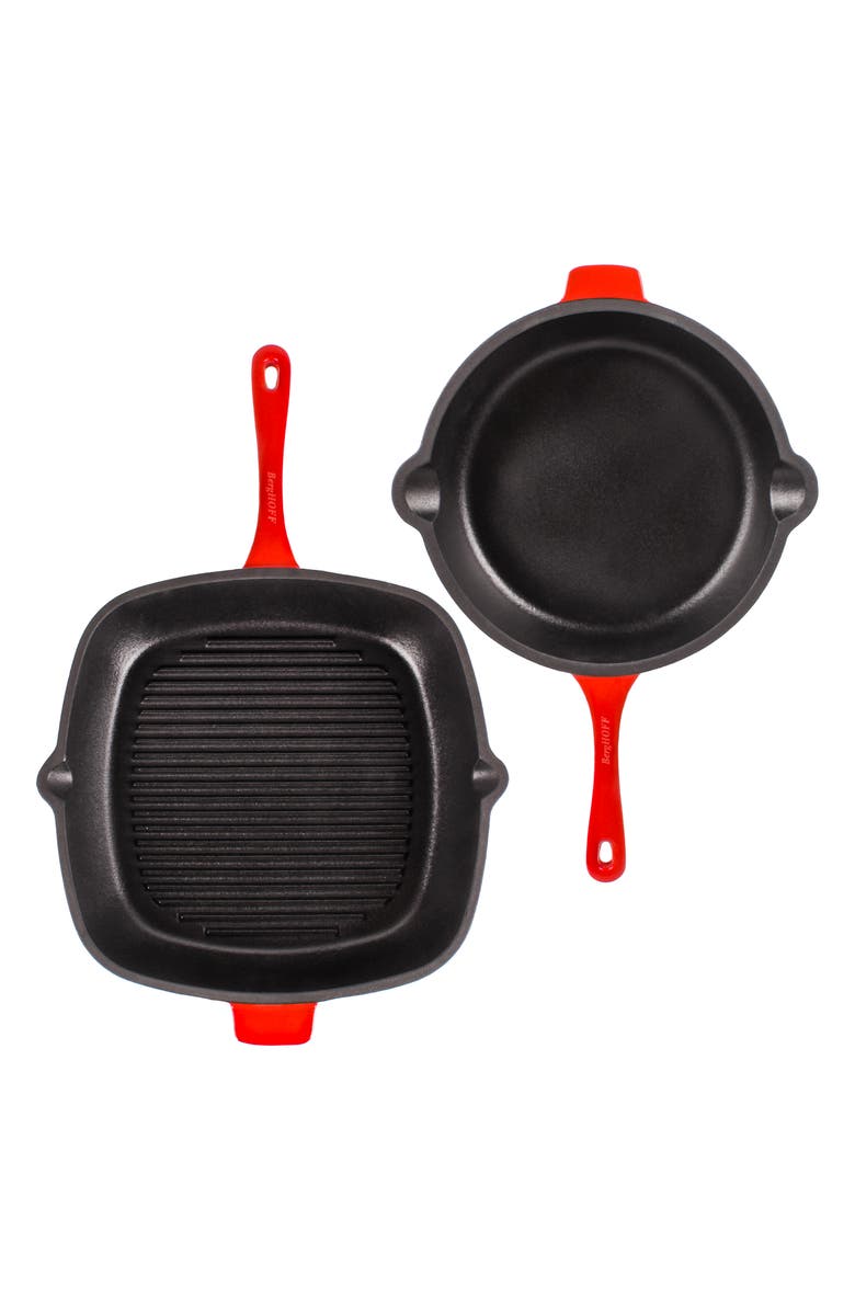 BergHOFF Neo 2-Piece Cast Iron Pan Set, Main, color,