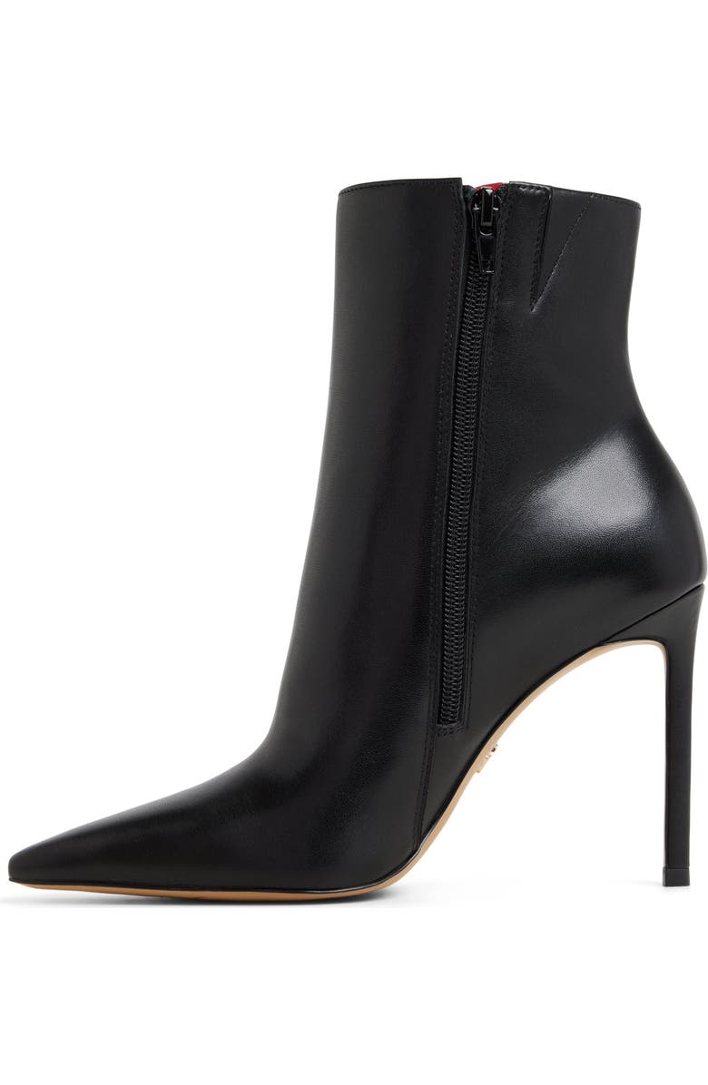 ALDO Guavaberry Pointed Toe Bootie, Alternate, color, Black