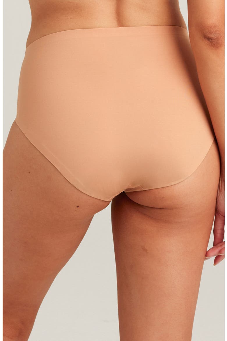 Seamless High Waist Briefs, Alternate, color, NUDE