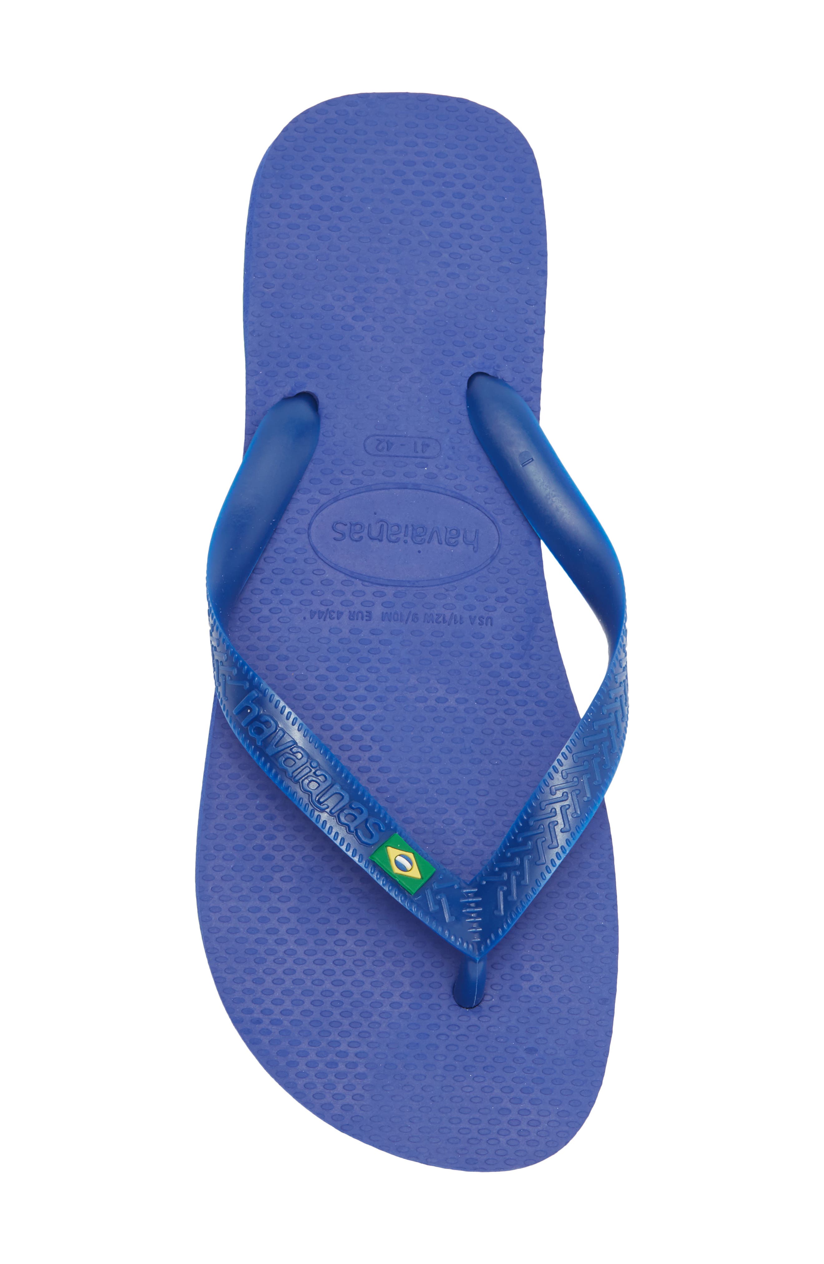 Brazil Logo Flip Flop, Alternate, color, MARINE BLUE