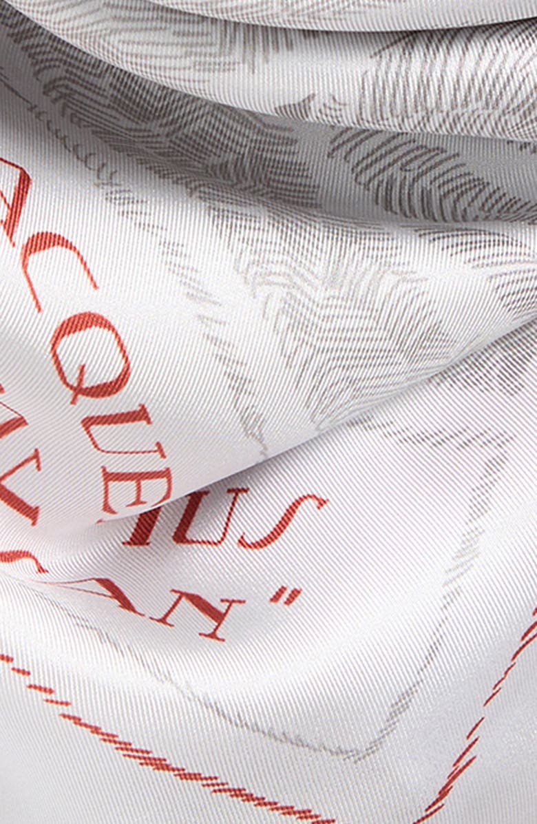 Jacquemus Le Foulard Paysan Silk Square Scarf, Alternate, color, 