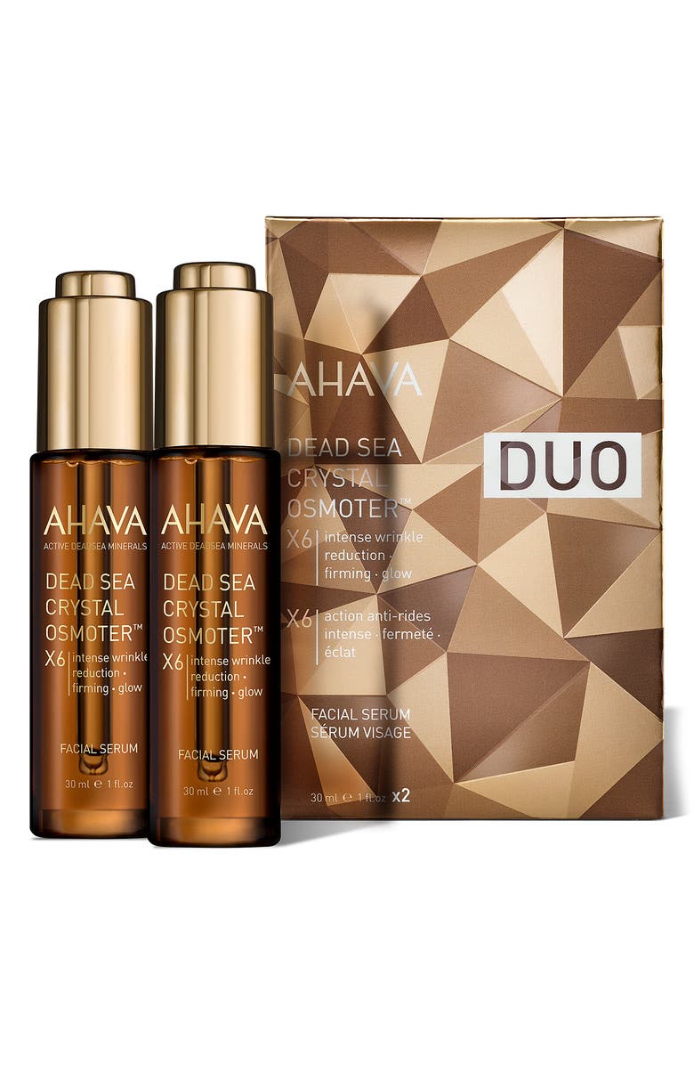 AHAVA Dead Sea Crystal Osmoter X6 Facial Serum Duo, Main, color,