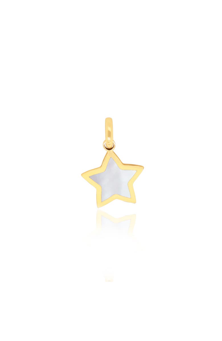 The Lovery Fine Jewelry Mother of Pearl Star Charm, Main, color, Mother Of Pearl