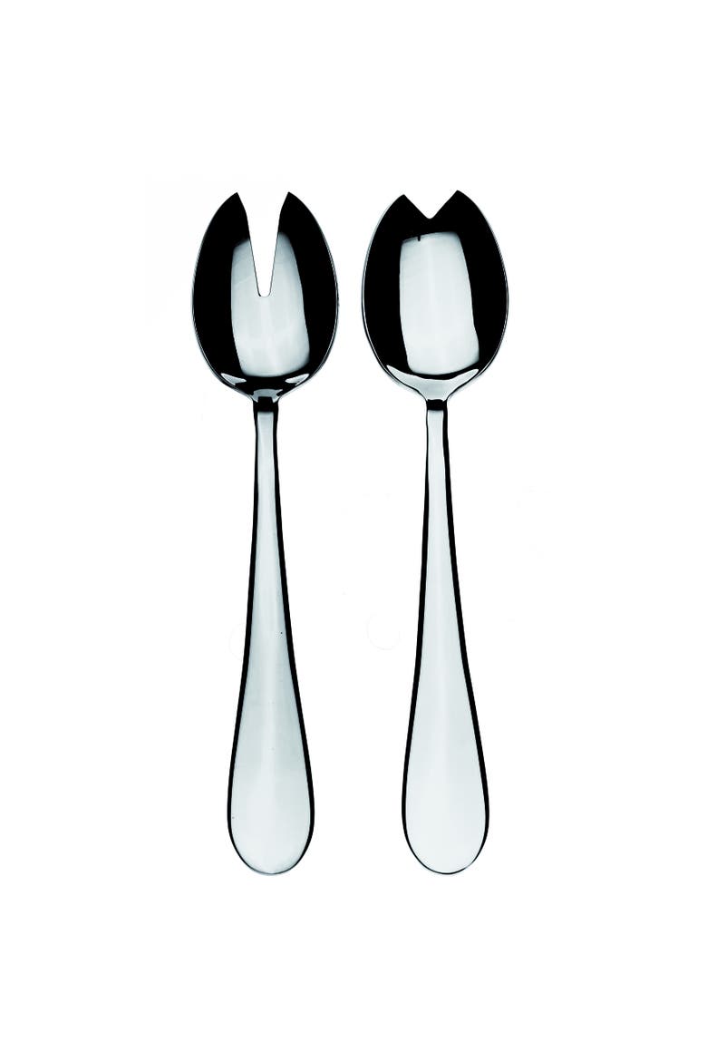 Natura Salad Serving Set - 2 Pieces, Main, color, Silver