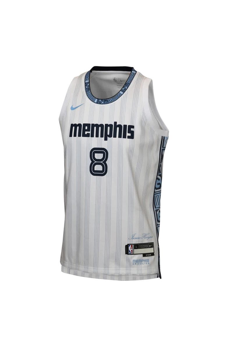 Nike Youth Nike Jaren Jackson Jr. White Memphis Grizzlies 2025/26 City Edition Swingman Jersey, Alternate, color, White