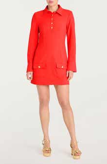 Lea Long Sleeve Mini Shirtdress