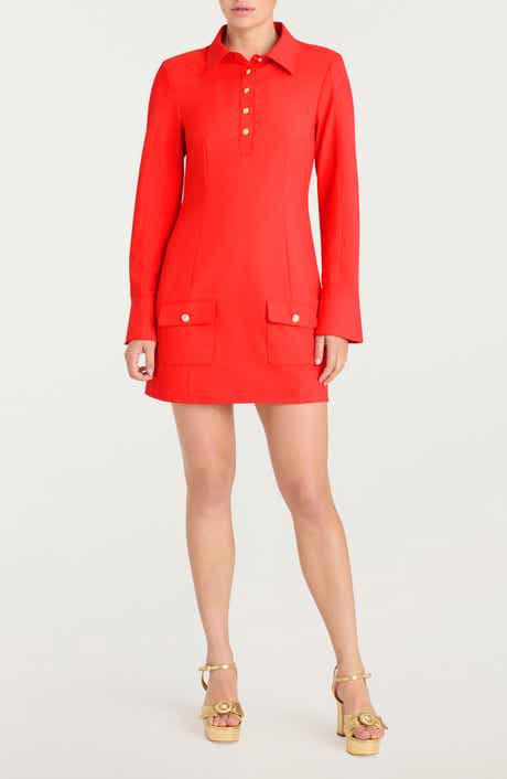 Lea Long Sleeve Mini Shirtdress