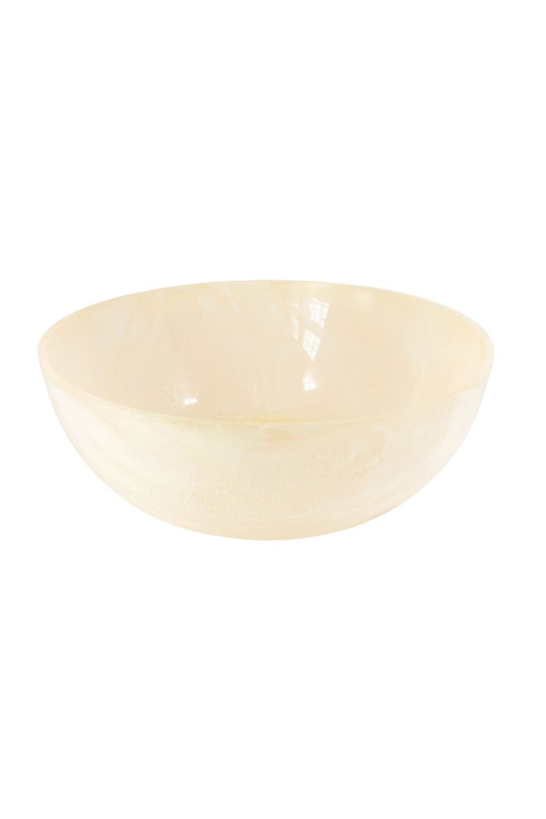 Resin Salad Serving Bowl, Alternate, color, Cream