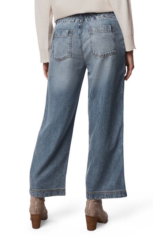 Splendid Chloe Crop Wide Leg Jeans In Blue