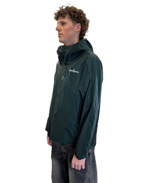Woodpecker Wind Rain Shell Jacket In Green