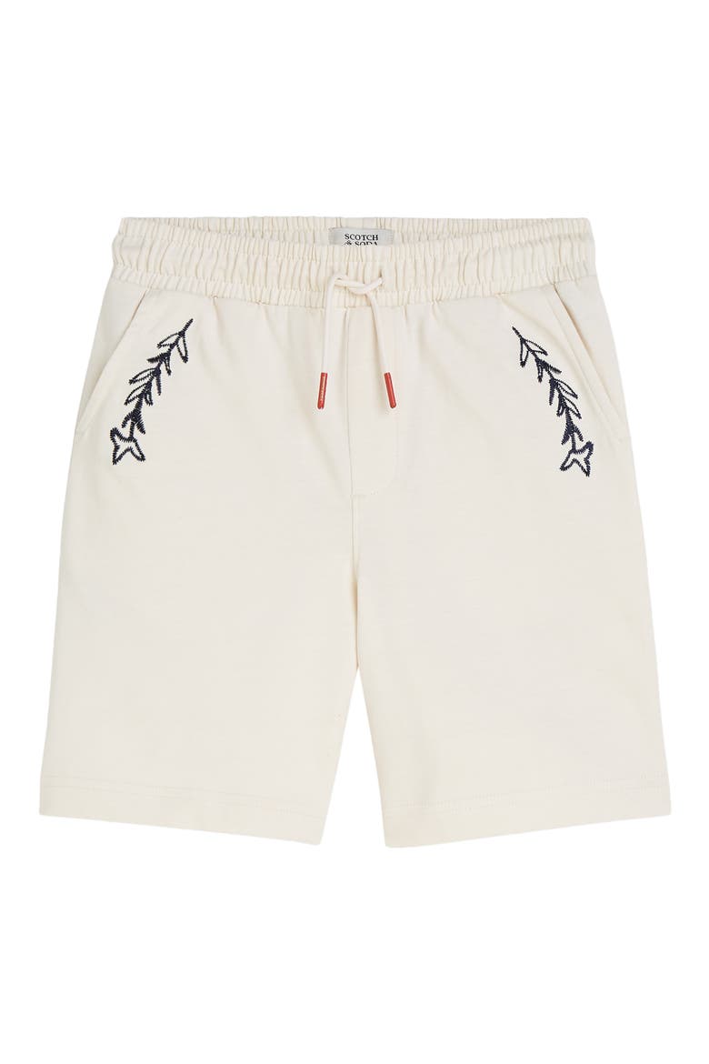 Kids' Relaxed Fit Sweat Shorts, Main, color, EGGNOG