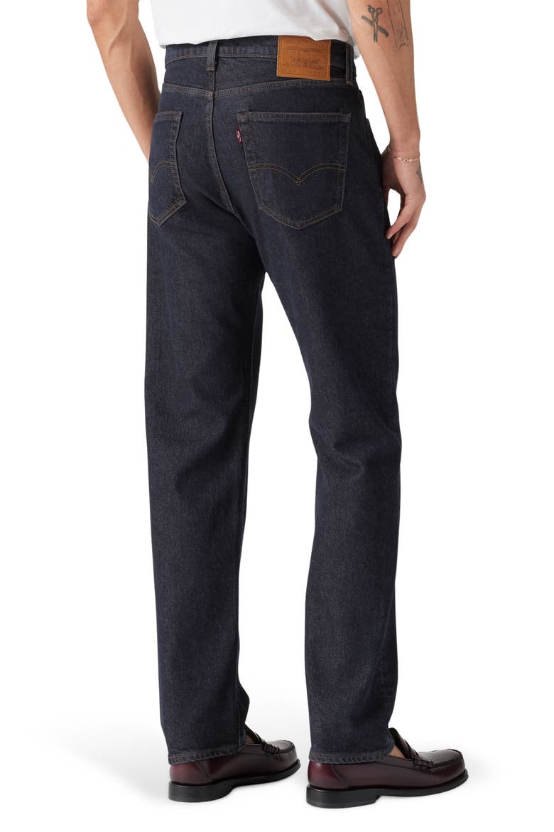 505™ Relaxed Straight Leg Jeans, Alternate, color, HERE FOR YOU RINSE