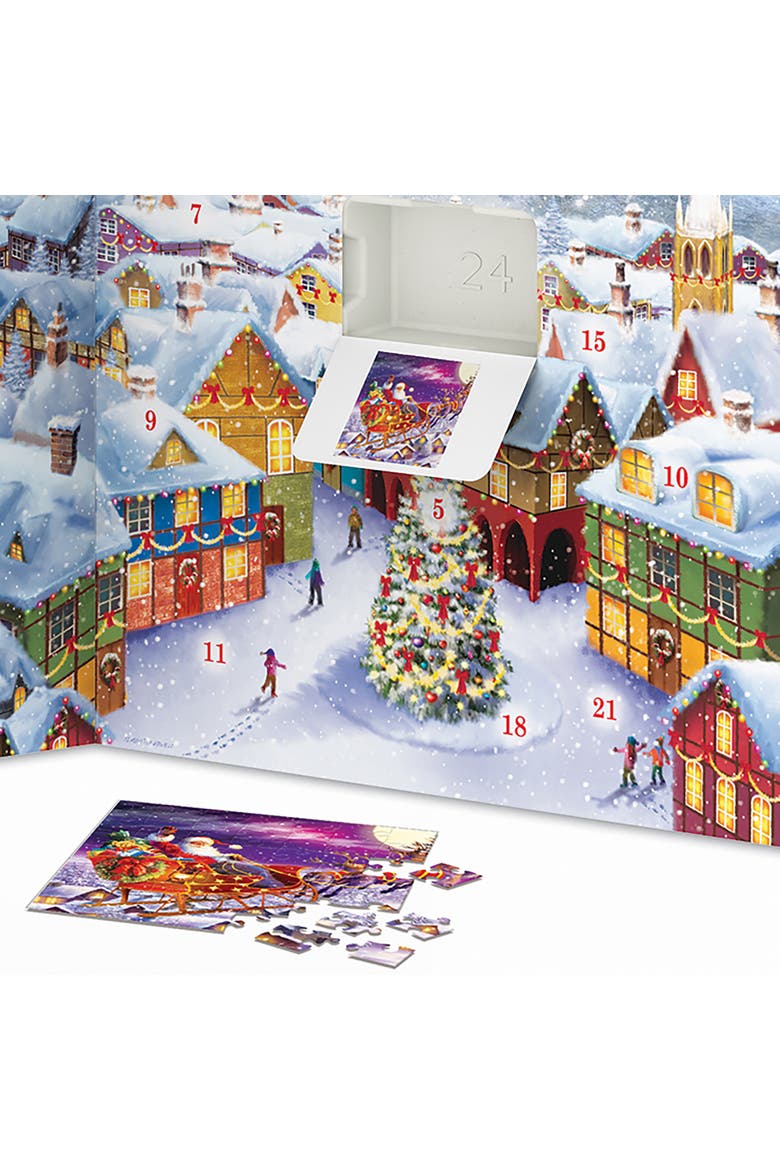Puzzle Advent Calendar Christmas Memories, Alternate, color, Multicolored
