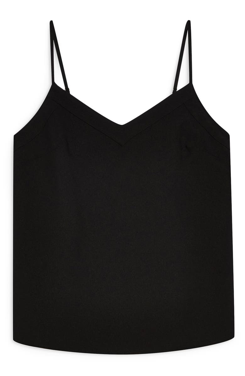 Topshop V-Neck Inset Camisole Top, Alternate, color, 