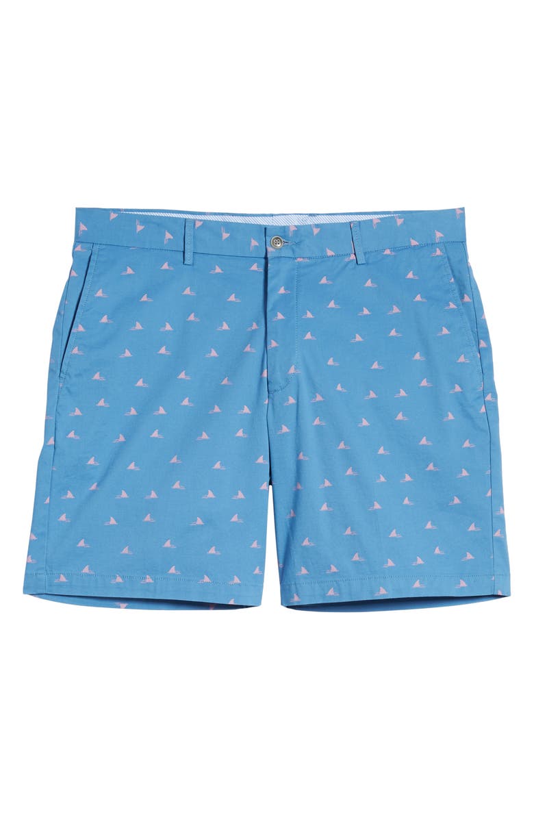 Peter Millar Shark Print Shorts, Alternate, color,