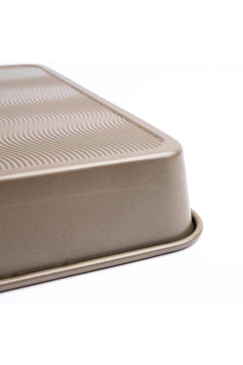 13.5 x 9.5-Inch Rectangular Steel Nonstick Roasting Pan, Alternate, color, Brown