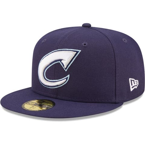 Men's New Era Navy Columbus Clippers Authentic Collection 59FIFTY Fitted Hat