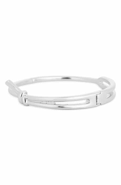 NORDSTROM RACK Demi Fine Knotted Bangle Bracelet