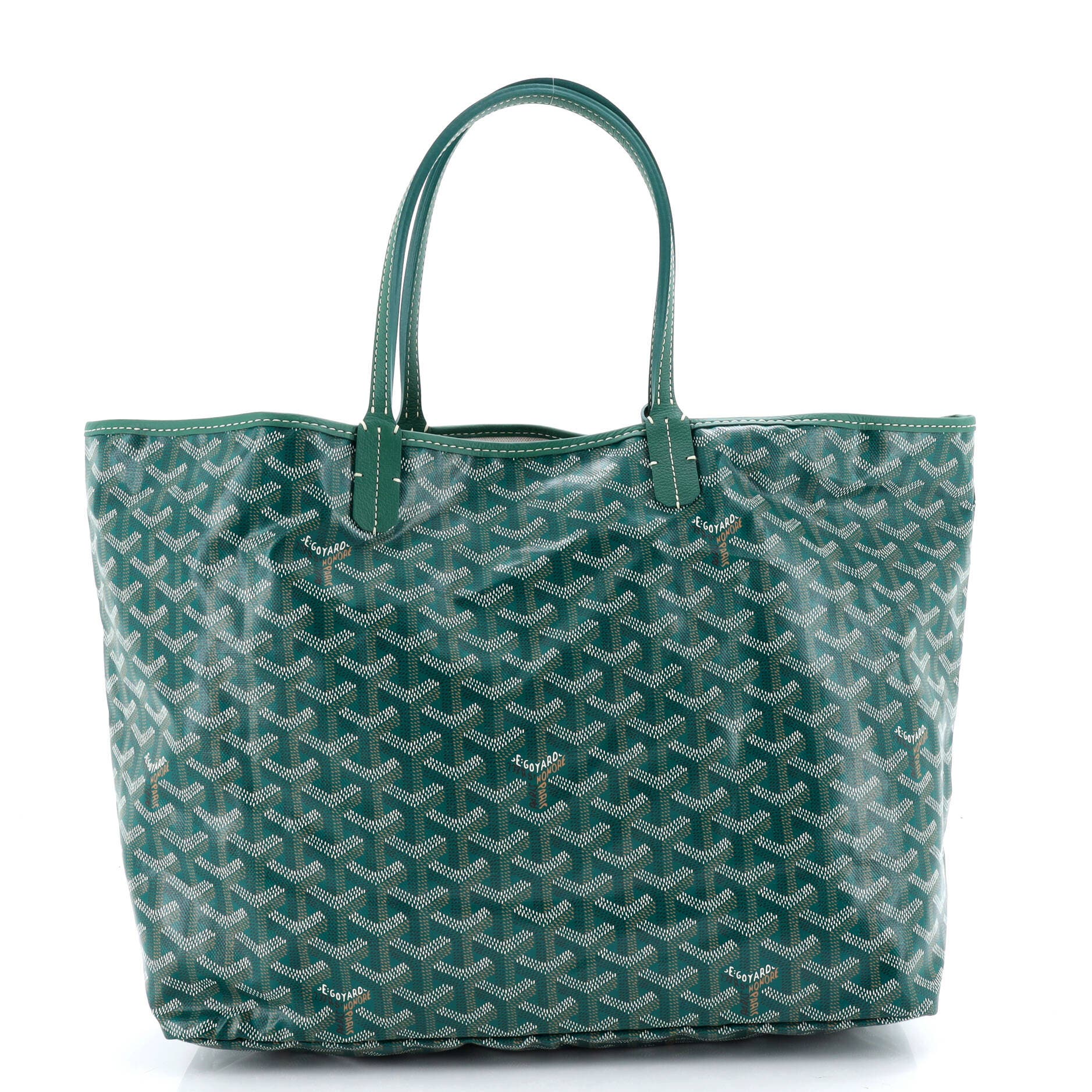 Pre-Owned Goyard Saint Louis Tote Coated Canvas PM, Main, color, 
