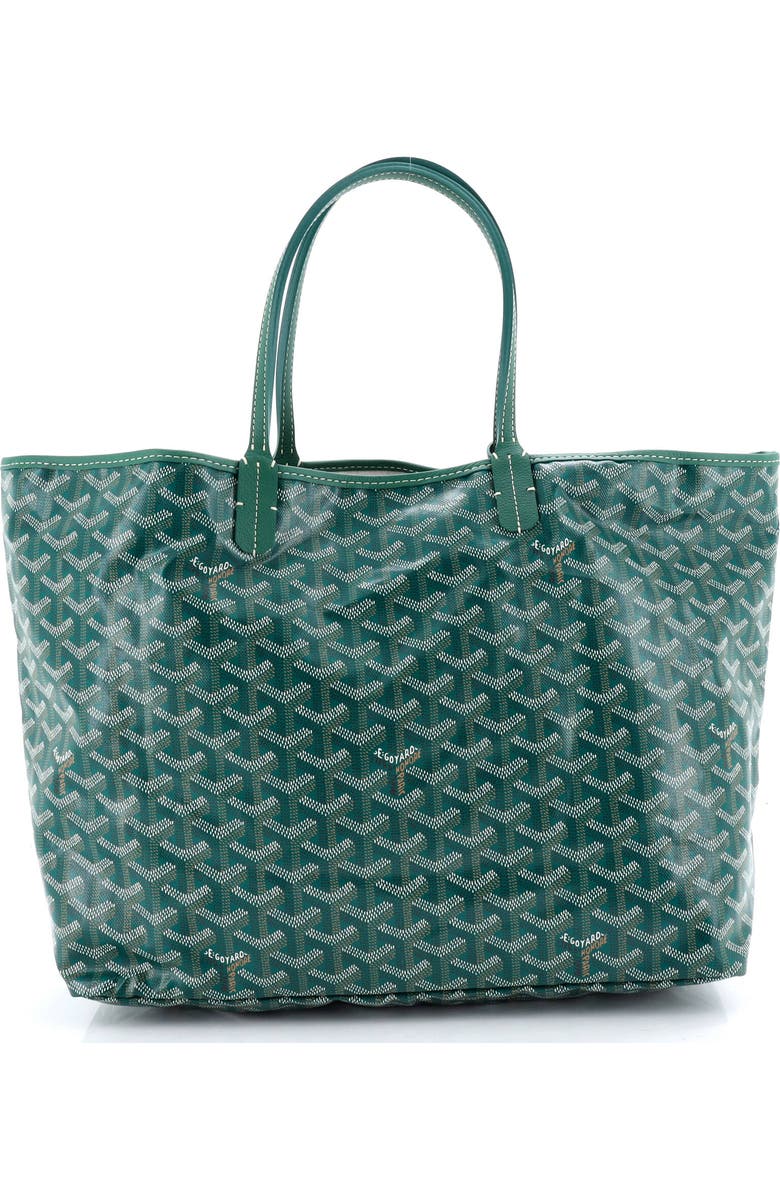 Pre-Owned Goyard Saint Louis Tote Coated Canvas PM, Main, color, Green
