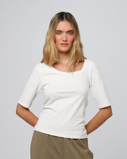 Hemp Essentials Asymmetrical Neckline Tee