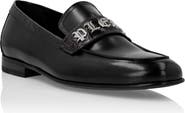 PHILIPP PLEIN Croco Printed Leather Loafers Men