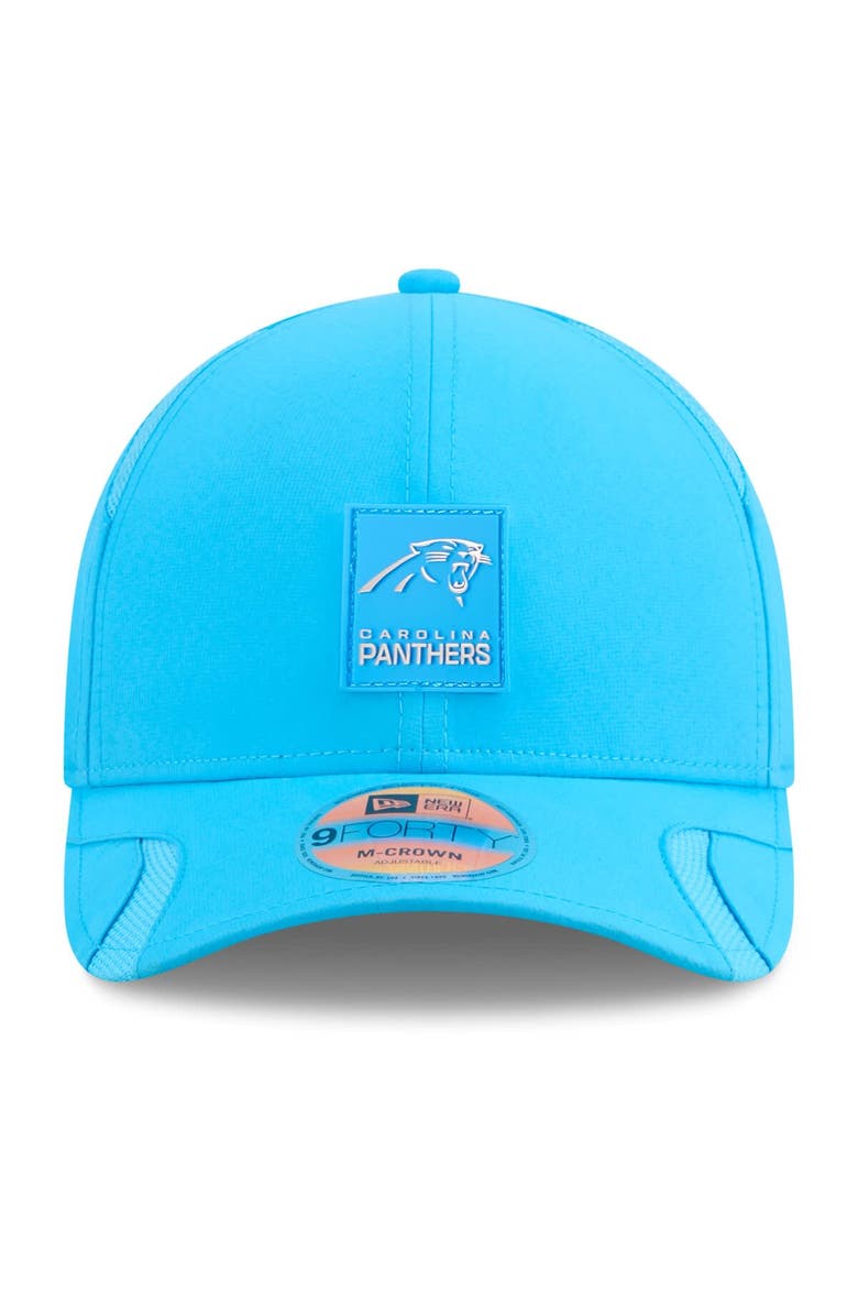New Era Men's New Era Blue Carolina Panthers 2025 Sideline M-Crown 9FORTY Adjustable Hat, Alternate, color, Blue