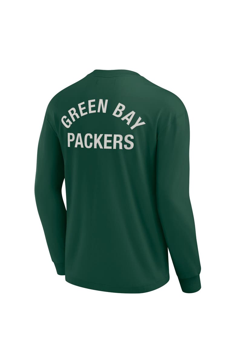Fanatics Signature Unisex Fanatics Signature Green Green Bay Packers Elements Super Soft Long Sleeve T-Shirt, Alternate, color, Green