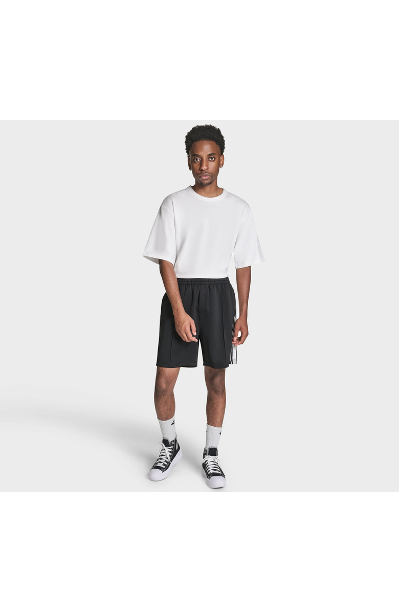 Converse Racing Stripe Shorts, Alternate, color, Converse Black