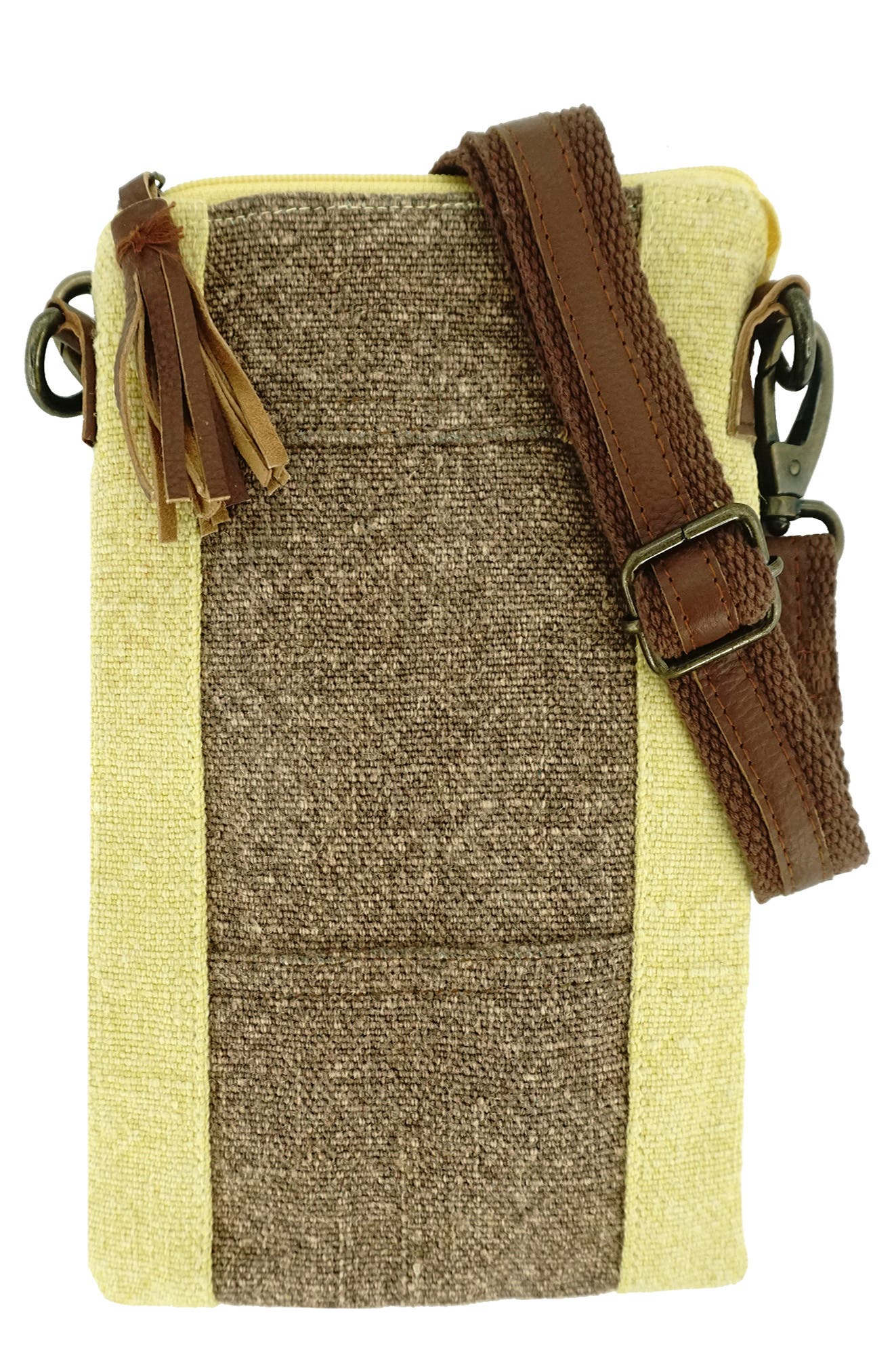 VINTAGE ADDICTION Two-Tone Crossbody Bag