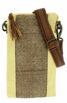 VINTAGE ADDICTION Two-Tone Crossbody Bag