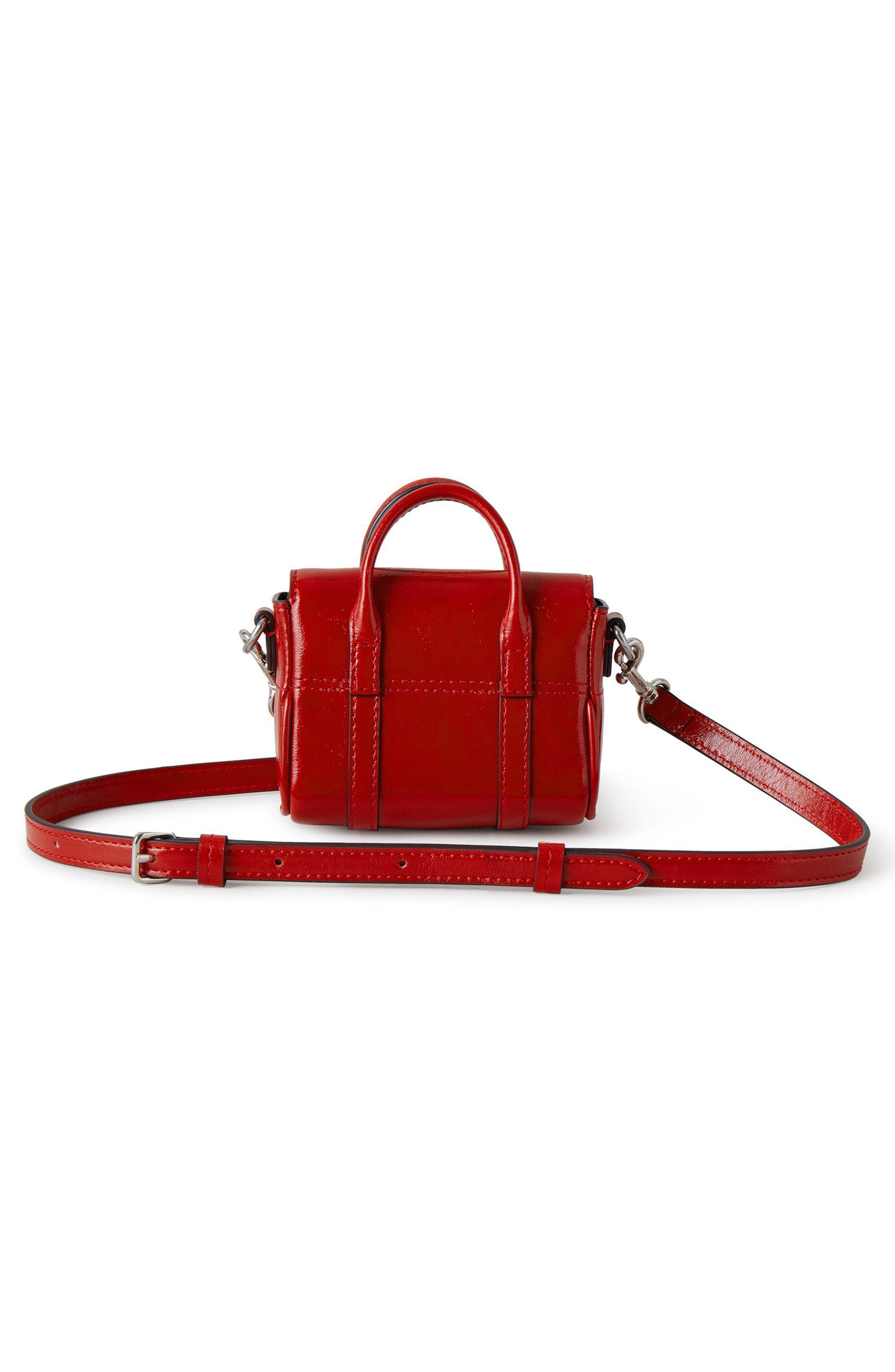 Mulberry Micro Bayswater Leather Tote, Alternate, color, 