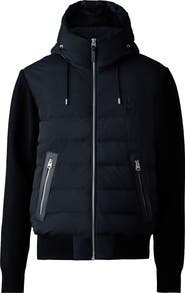 Mackage Andrew Quilted Down Stretch Mixed Media Jacket