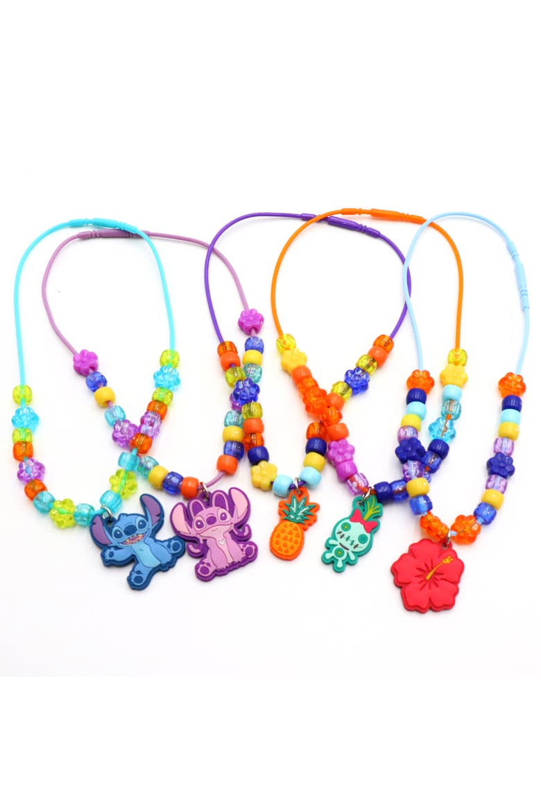 Necklace Activity Set Disney Stitch 160 Piece Jewelry Kit, Alternate, color, Multicolored