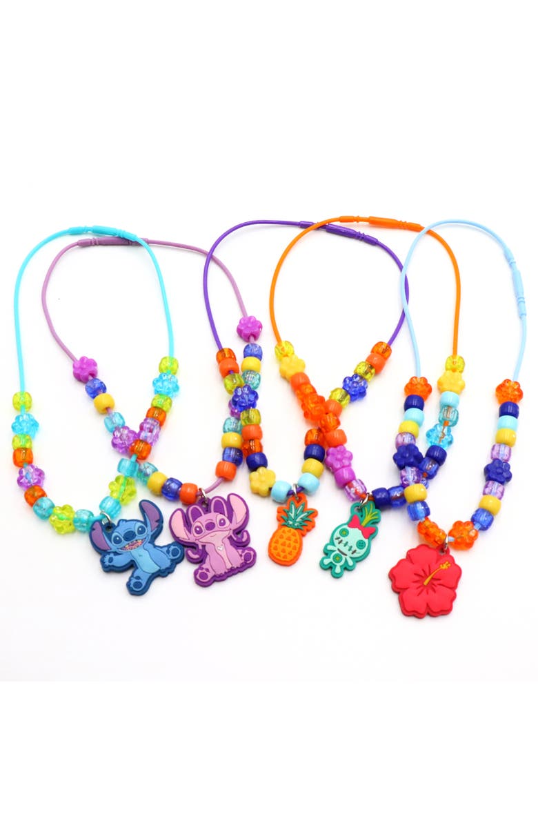 Tara Toy Necklace Activity Set Disney Stitch 160 Piece Jewelry Kit, Alternate, color, Multicolored