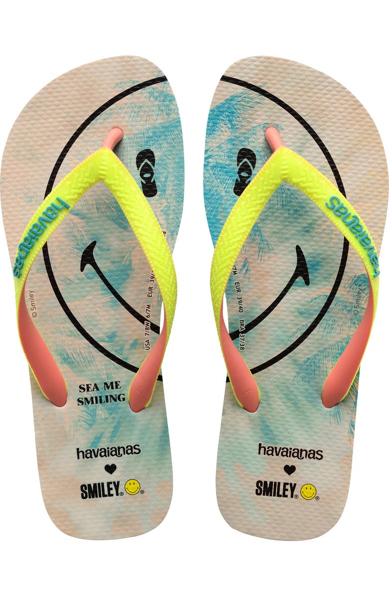 Havaianas Smiley Flip Flop, Alternate, color,