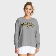 FANATICS Women's Fanatics Heather Gray Green Bay Packers Hometown Legacy Long Sleeve T-Shirt