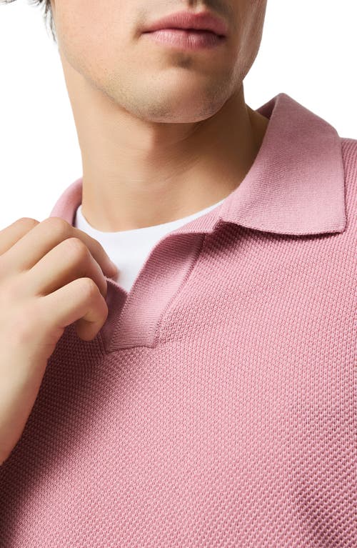 Rodd & Gunn Avalon Johnny Collar Polo In Purple