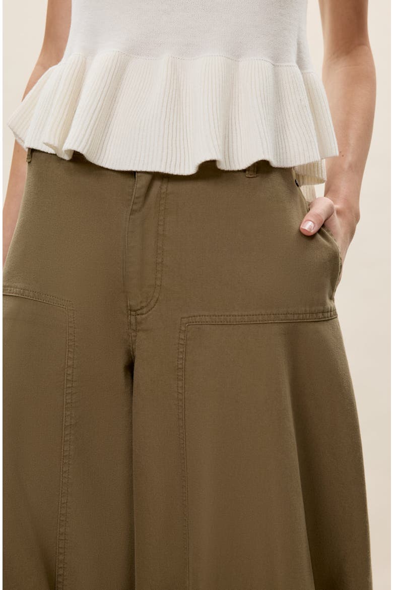 Edith Garment Dyed Jean, Alternate, color, Olive