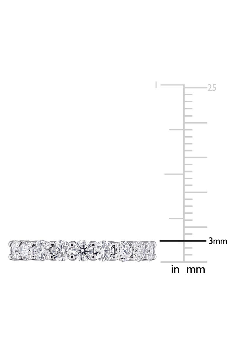 Julianna B. 1 CTW Lab-Grown Diamond Band 10k White Gold, Alternate, color, White Gold